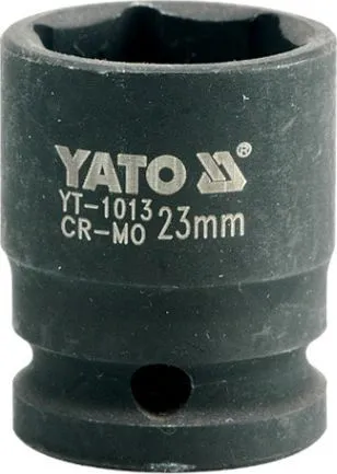 Головка торцевая ударная 1/2" 6гр. 23мм L39мм CrMo Yato YT-1013