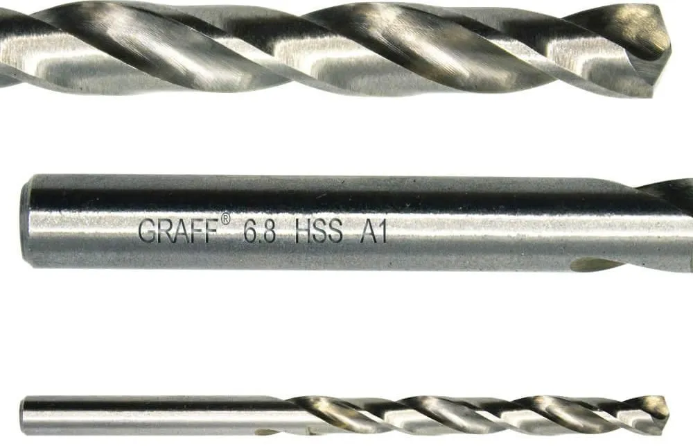 Сверло по металлу 6.8мм HSS A1 Graff (7368109)