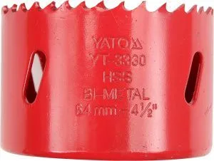 Пила кольцевая Bi-metal 46мм L40мм (5/8", HSS M3) Yato YT-3322
