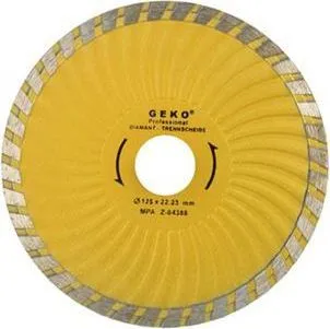 Круг алмазный 115x22.2 мм (турбо+) Geko Profi G00270