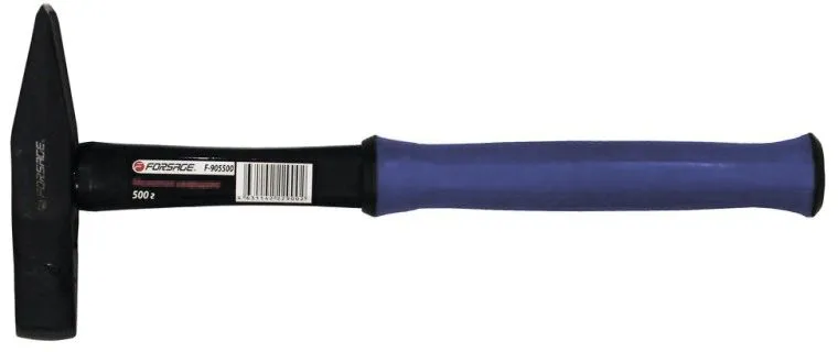 Молоток сварщика с фиберглассовой ручкой и резиновой противоскользящей накладкой 500г Forsage F-905500