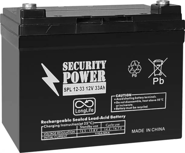 Аккумуляторная батарея Security Power SPL 12-33 12V/33Ah