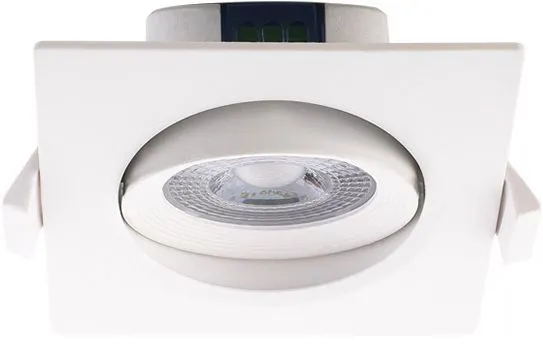 Светильник встраиваемый светодиодный белый квадрат PSP-S 9044 7Вт 4000К поворот Jazzway (5004542)