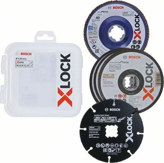 Набор кругов X-LOCK 125мм 5шт Bosch (2608619374)