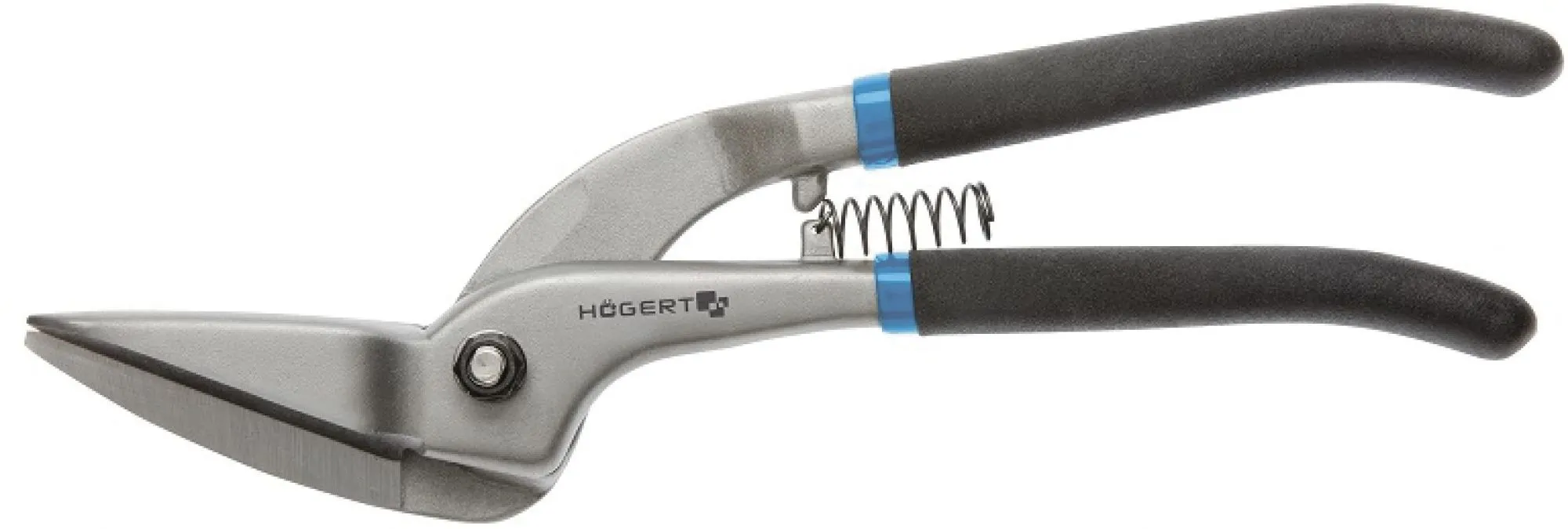 Ножницы для резки листового металла 300мм изогнутые HOEGERT HT3B509