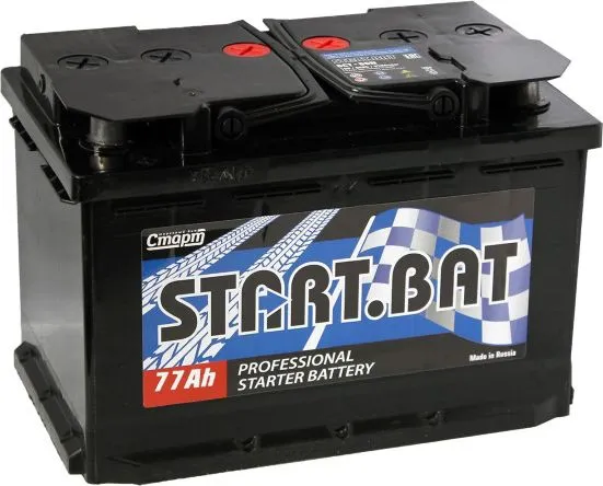 Автомобильная аккумуляторная батарея START.BAT 6СТ-77NR е 12V/77Ah