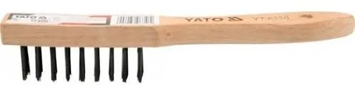 Щетка ручная стальная 4 ряда Yato YT-6358