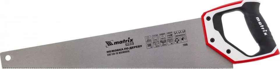 Ножовка по дереву 500мм 11-12 TPI Matrix Pro (23585)