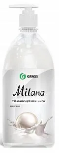 Жидкое крем-мыло Milana Жемчужное 1л с дозатором Grass (126201)