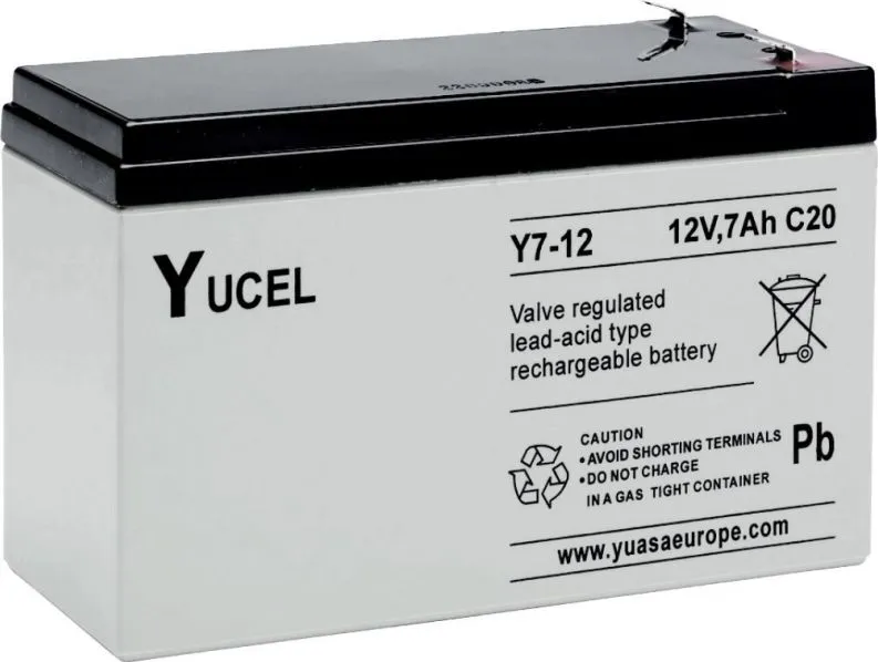 Аккумуляторная батарея YUASA Yucel Y7-12 12V 7Ah