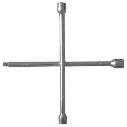 Ключ-крест баллонный 17х19х21мм под квадрат 1/2" толщина 14 мм Сибртех (14258)