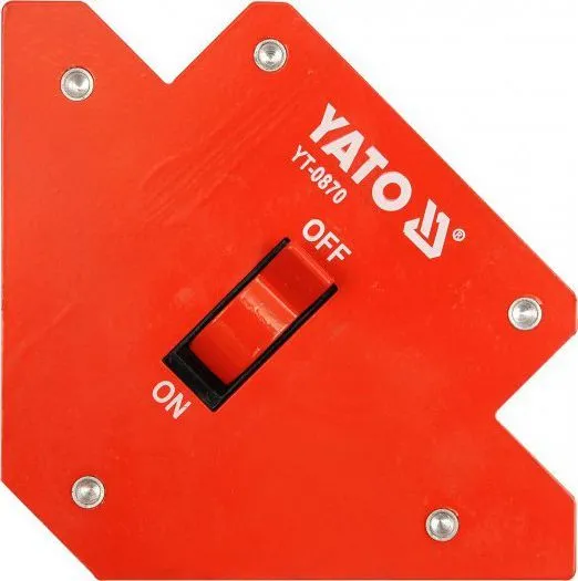 Струбцина магнитная для сварки 107х160х26мм (13.5кг.) Yato YT-0870