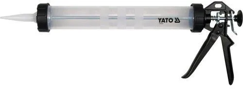 Пистолет для герметика (под колбасы) алюминиевый 600мл Yato YT-67571