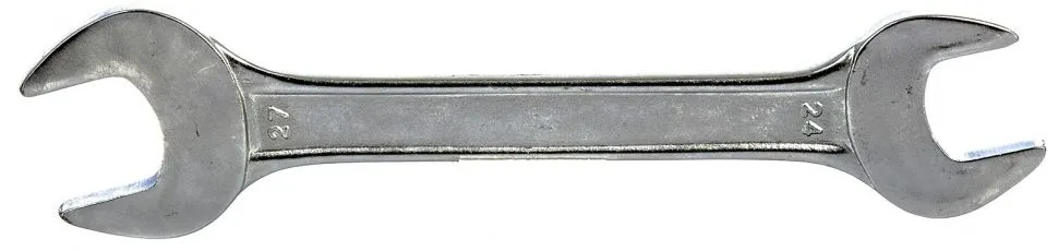 Ключ рожковый 24х27мм хромированный Sparta (144775)