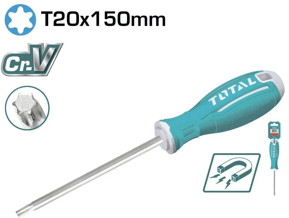 Oтвертка Torx T20 150мм Total TSDRST20150