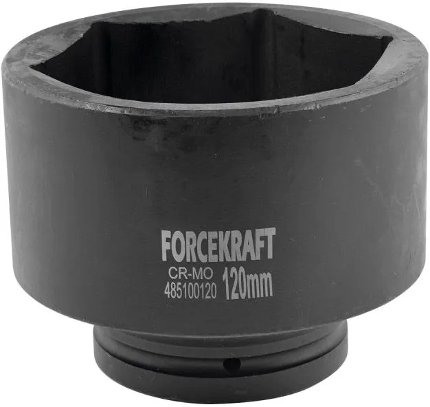Головка ударная глубокая 1'' 120мм (6гр.) ForceKraft FK-485100120