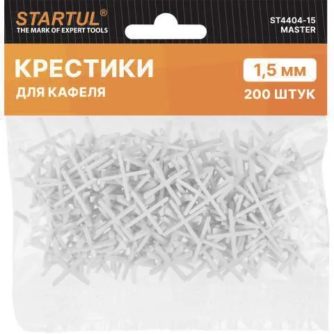 Крестики для кафеля 1.5мм 200шт Startul MASTER (ST4404-15)