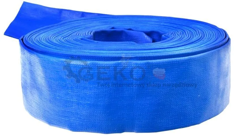 Напорный рукав ПВХ 2" 20м 2bar (голубой) Geko G70016