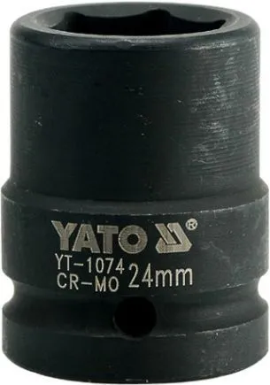 Головка торцевая ударная 3/4" 6гр. 24мм L50мм CrMo Yato YT-1074