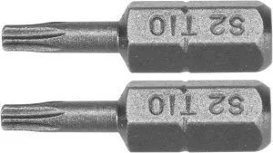 Бита TORX T10х25мм 1/4" (2шт) AlSl S2 Yato YT-77902