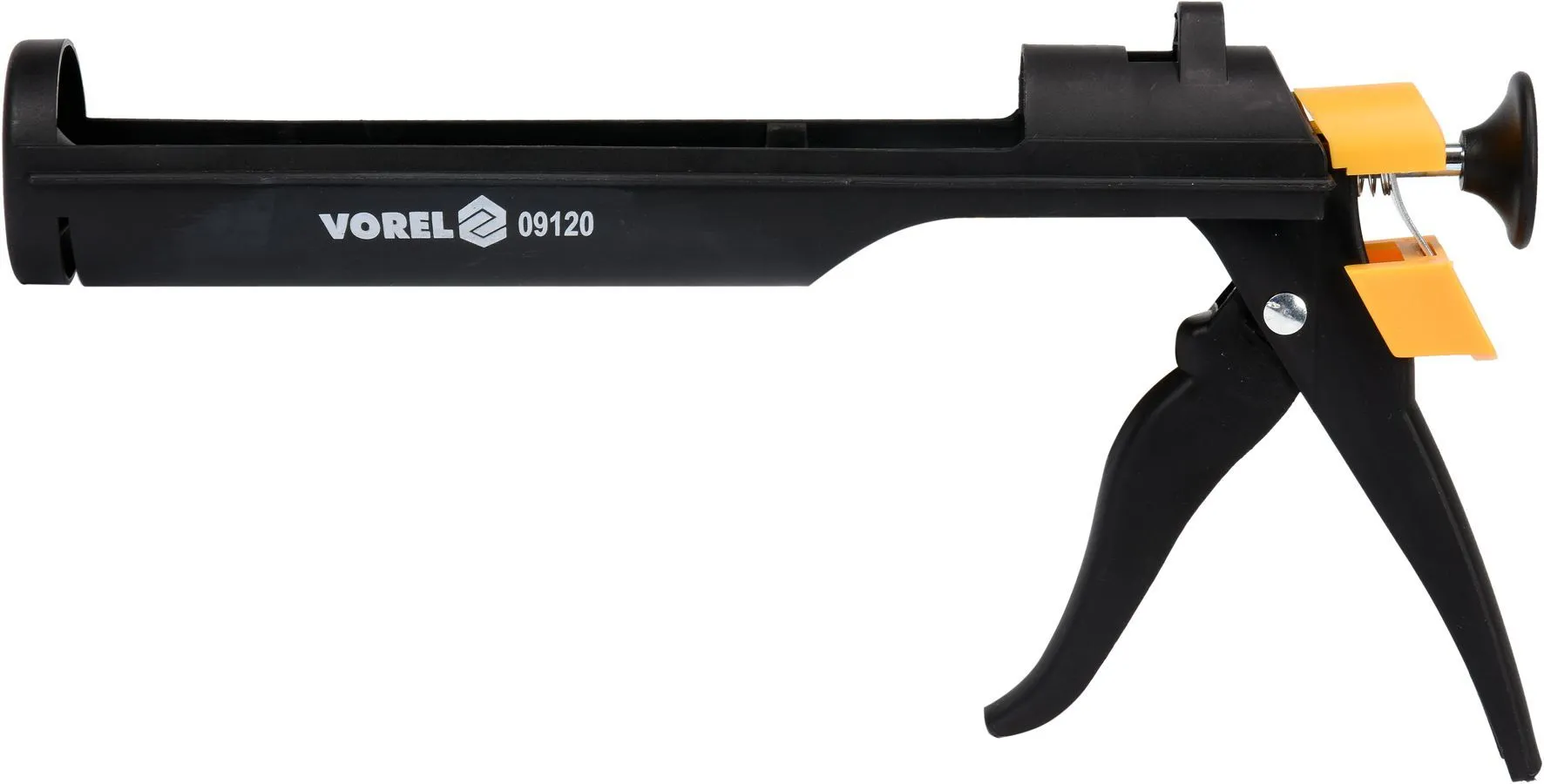 Пистолет для силикона полукорпусной 245мм Vorel 09120