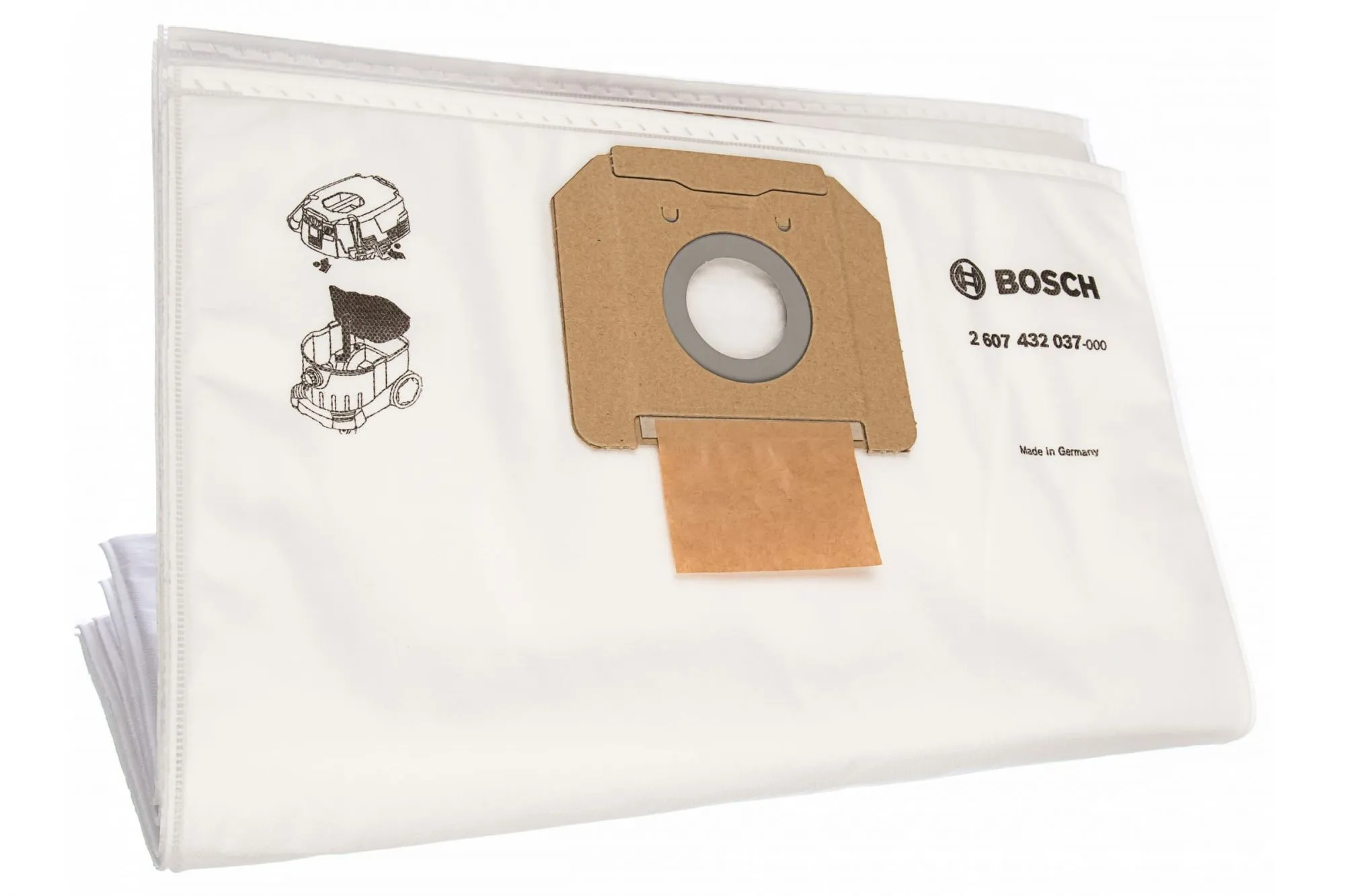 Мешок-пылесборник для сух/влаж пыли для GAS 35 флис Bosch (2.607.432.037)