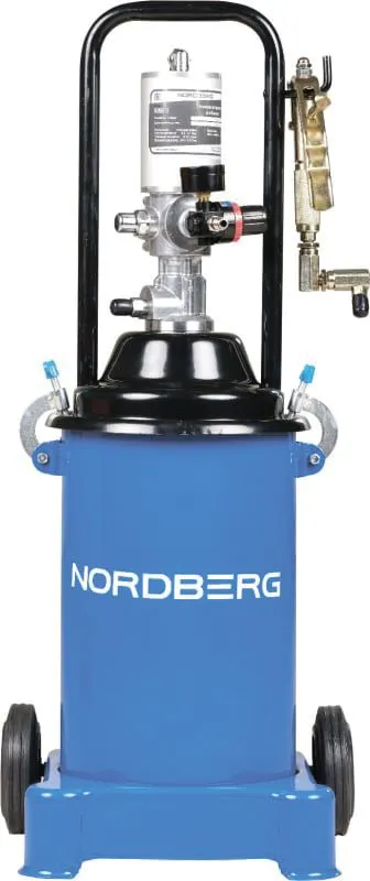 Установка пневматическая для раздачи густой смазки 12л Nordberg NO5012