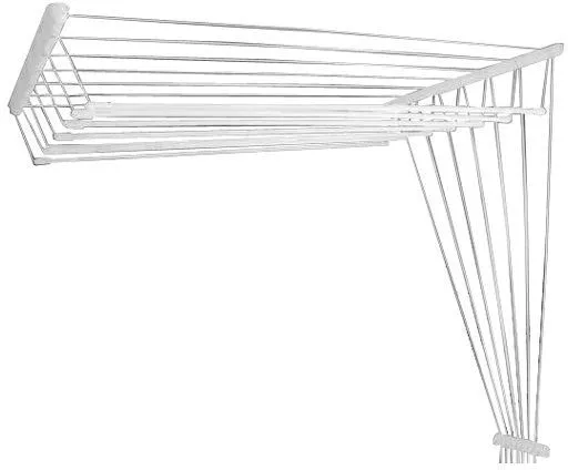 Сушилка для белья потолочная алюминиевая 2м 7 стержней белая PERFECTO LINEA (36-012070)