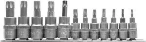 Головки-вставки набор 1/4" и 3/8" TORX (12шт) CrV Yato YT-04331