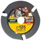 Диск по дереву для болгарки 125x22.2мм Graff Speedcutter (speedcutter125)