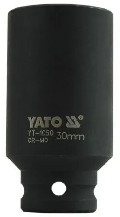 Головка торцевая ударная 1/2" 6гр. 30мм L78мм CrMo Yato YT-1050