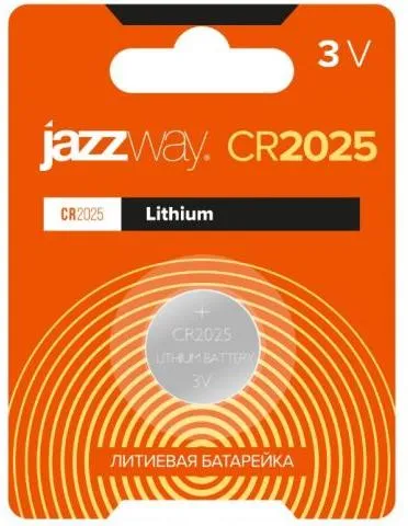 Батарейка CR2025 3V lithium 1шт Jazzway (2852861)