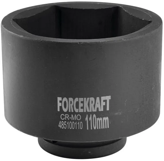 Головка ударная глубокая 1'' 110мм (6гр.) ForceKraft FK-485100110
