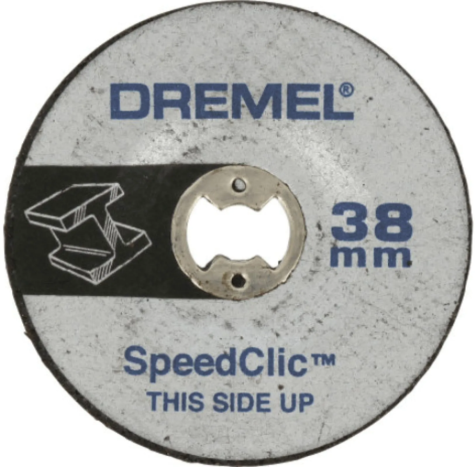 Шлифовальный диск 38мм крепление SpeedClic 2шт Dremel (2615S541JA)