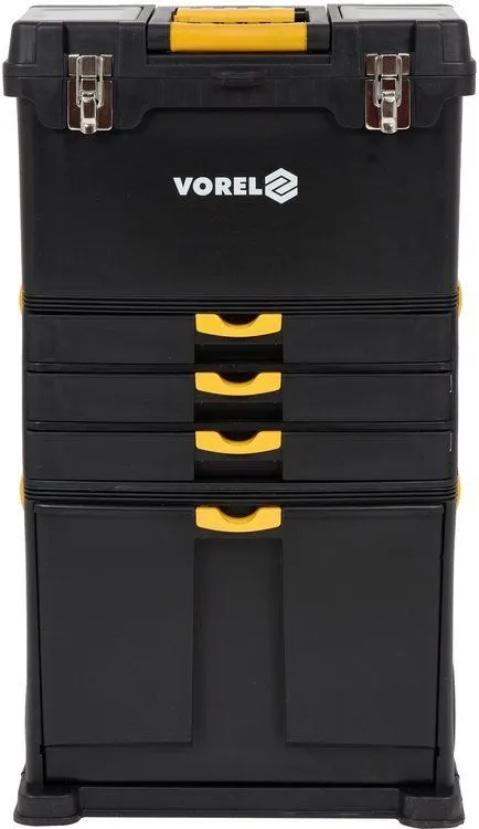 Тележка 3-х сегментная со съемными ящиками Vorel (78736)