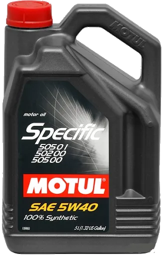 Масло моторное синтетическое 5л Motul Specific 5W-40 (101575)