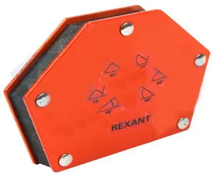 Держатель угольник магнитный для сварки на 6 углов усилие 22.6кг Rexant (12-4832)