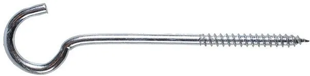 Крючок 6.0х60мм С-образный цинк 1200шт Starfix (SM-55488-1200)