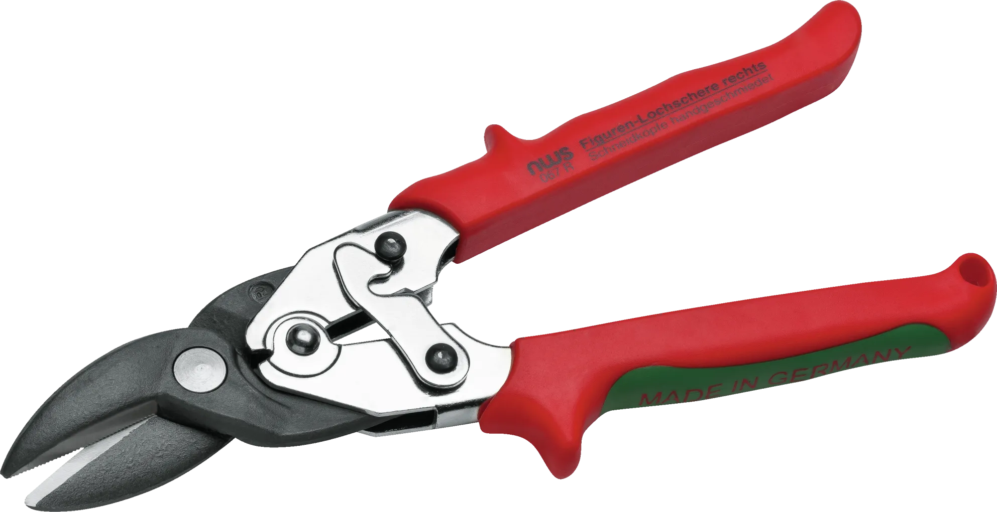 Фигурно-пробивные ножницы рычажные правые 250мм NWS (067R-15-250-SB)
