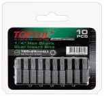 Насадка TORX T8*25 1/4" 10шт Toptul (FSEA0808G)