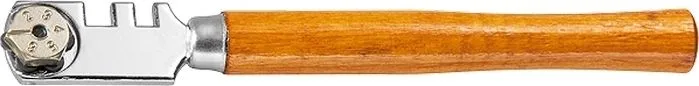 Стеклорез 6-роликовый с деревянной рукояткой Sparta (872235)