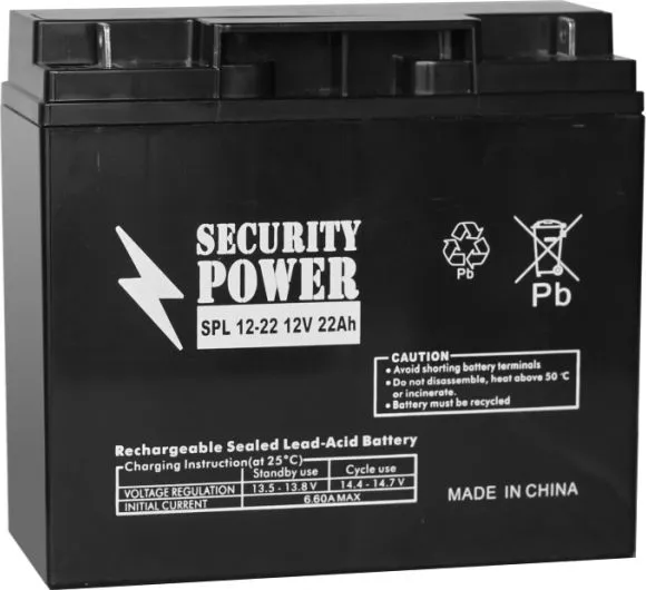 Аккумуляторная батарея Security Power SPL 12-22 12V/22Ah