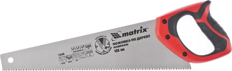 Ножовка по дереву 400мм 7-8 TPI Matrix (23540)