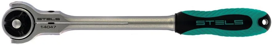 Ключ трещотка 1/2" 72 зуба с быстрым сбросом поворотная голова СrV Stels (14047)