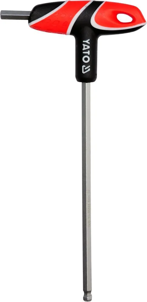 Ключ c T-образной ручкой с шариком HEX 8мм 22х102х200мм Yato YT-05593