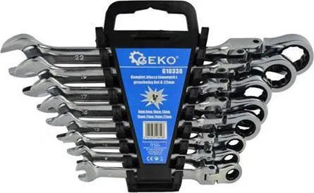 Набор рожково-накидных ключей Geko G10338