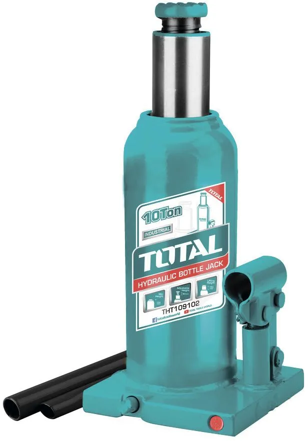 Домкрат гидравлический бутылочный Total THT109102