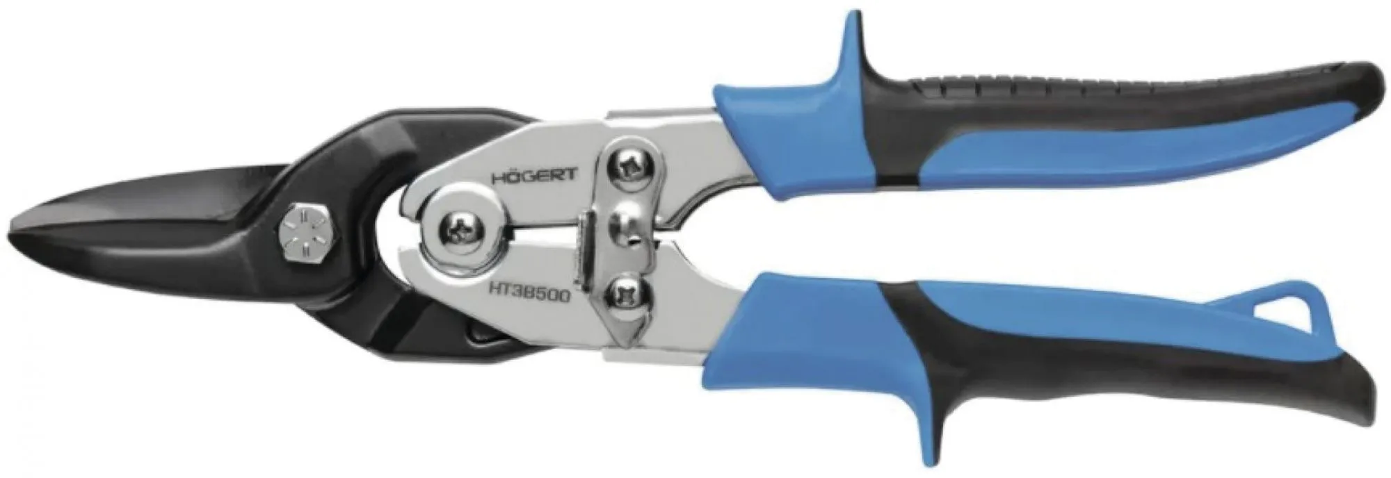 Ножницы по металлу 250мм прямые HOEGERT HT3B500