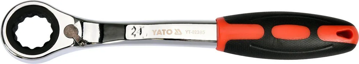 Ключ накидной с трещоткой 24мм Yato (YT-02385)
