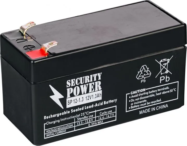 Аккумуляторная батарея Security Power F1 12V/1.3Ah (SP 12-1.3)